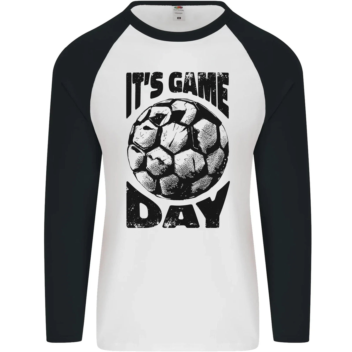Football Its Game Day Soccer Mens L/S Baseball Unisex