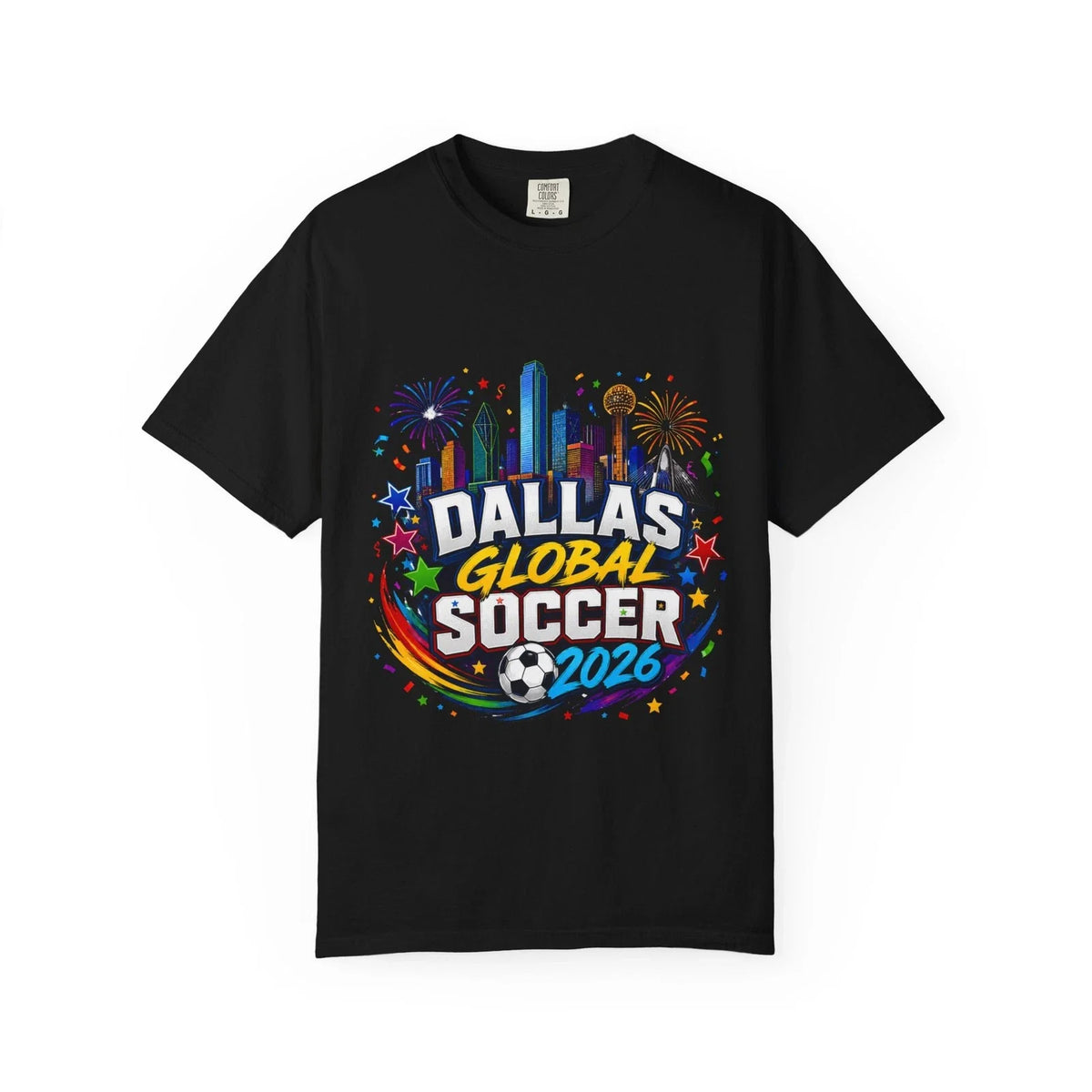 Dallas Global Soccer 2026 | City Skyline Soccer Design Unisex