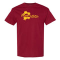 Portugal Football Strike - Soccer Sports Short Sleeve - Garnet Unisex