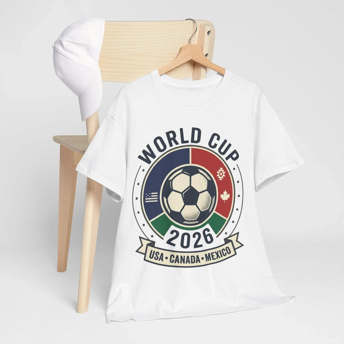 2026 World Cup Soccer Crest | USA Canada Mexico| Gift for Soccer Lovers Unisex