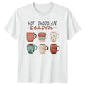 Hot Chocolate Season T-Shirt Winter Coffee Lover Retro Summer Holiday Gift