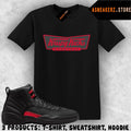 Tee Shirt Matching AJ 12 Bloodline 2026 To Match Sneaker Krispy Kicks Unisex