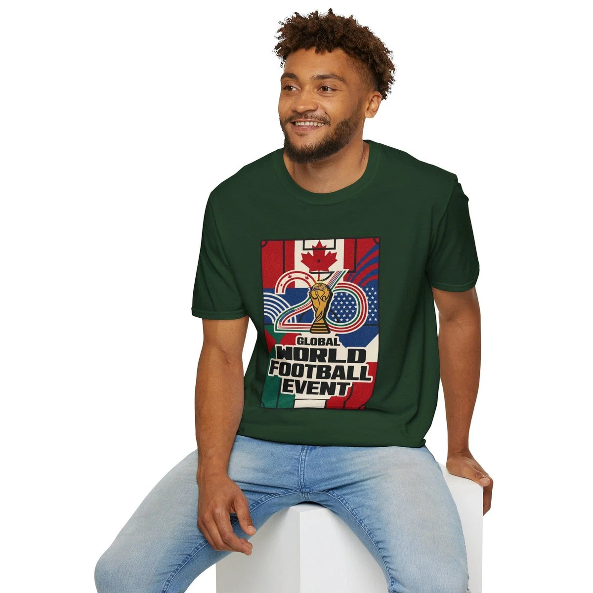 World Football Event 2026 | Soccer Trophy Canada USA Theme Unisex