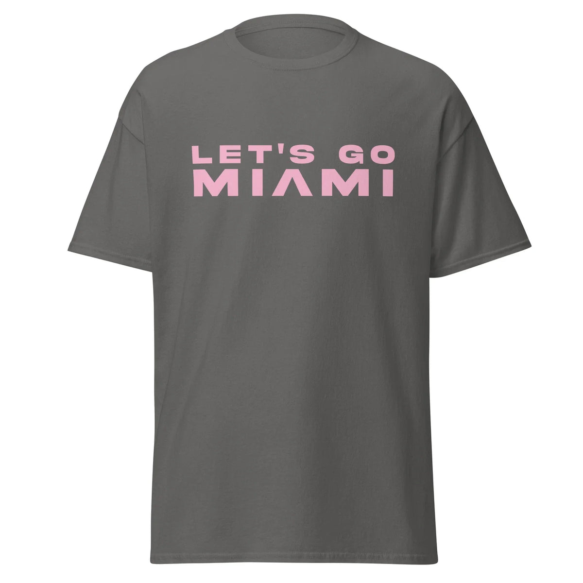 Let's Go Miami Football Soccer Inter Miami Messi Unisex Jersey Tshirt Unisex