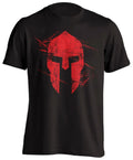 Spartan Warrior Helmet Molon Labe Short-Sleeve MMA Gym Fighter Fitness Unisex