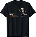 Dachshund Skeleton Hand Halloween T-Shirt