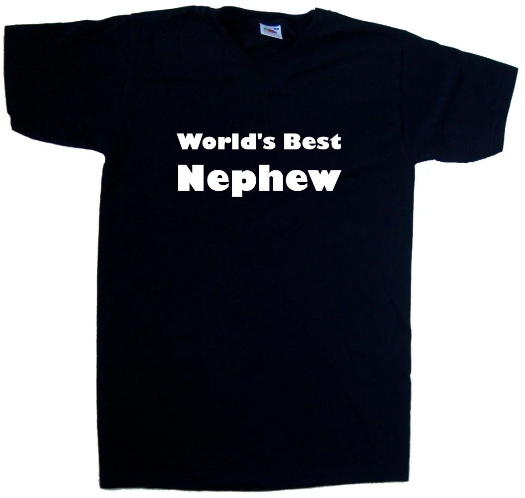 World's Best Nephew V-Neck Unisex