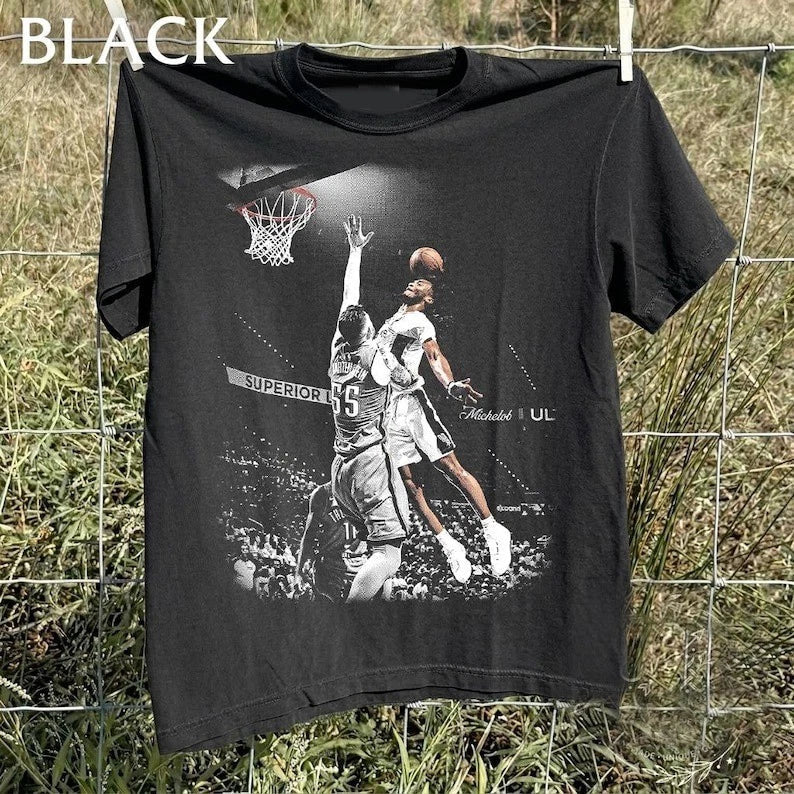 Stephon Castle Dunk Shirt, Vintage Basketball Graphic Tee, Retro Wash Streetwear Unisex