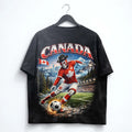 Canada Soccer Washed Canadian Football Graphic Tee World Cup 2026 Unisex