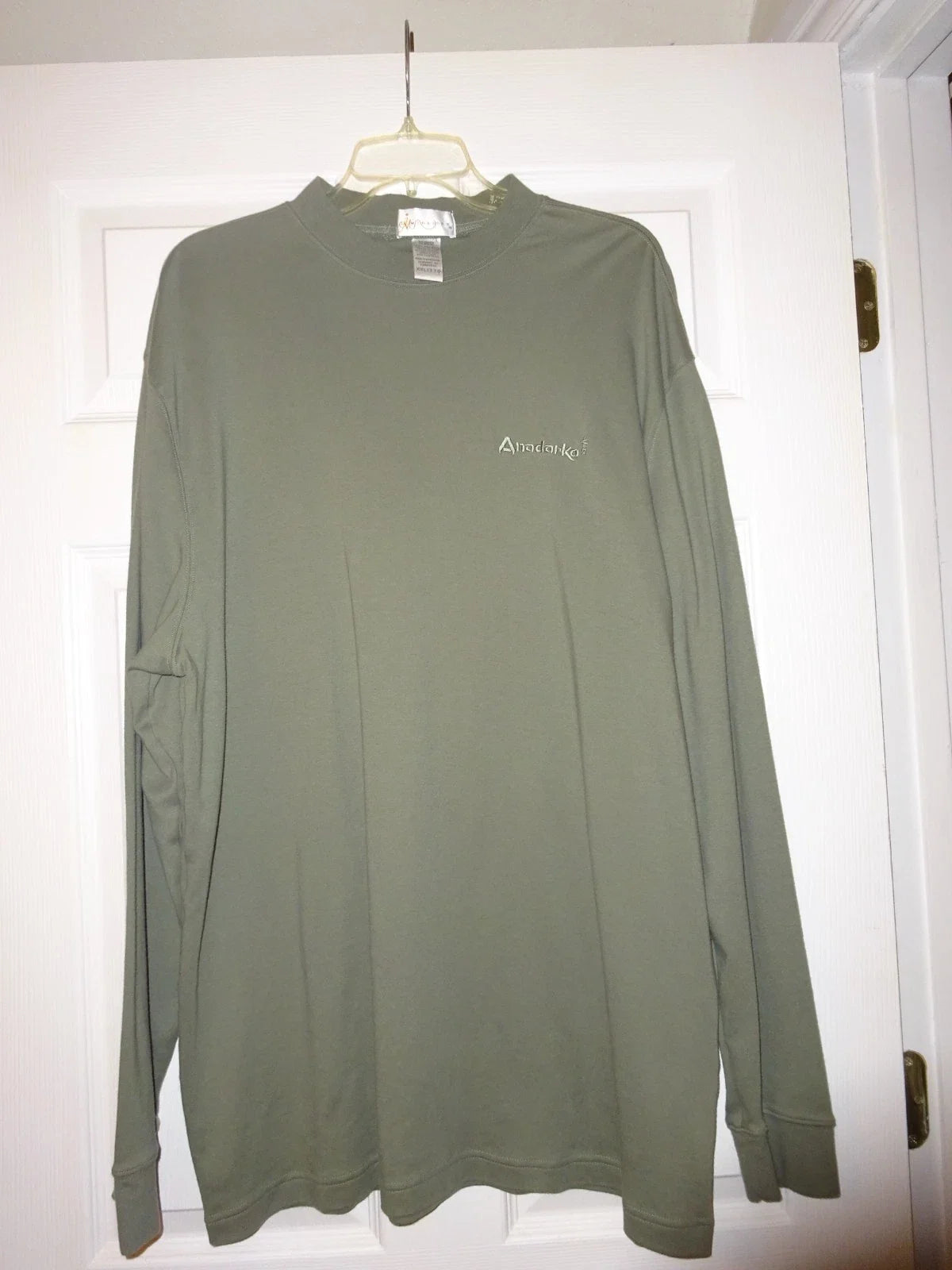 Anadarko Petroleum Olive Green Long Sleeve Shirt XXL Unisex