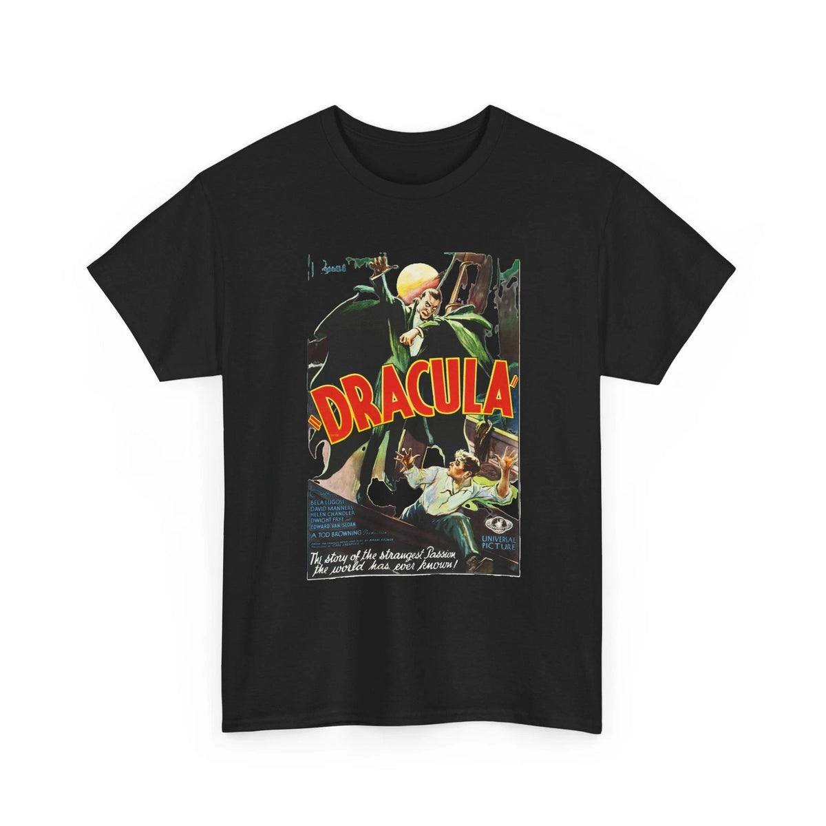 Dracula Vintage Movie Poster Tee | Classic Horror Vampire Graphic
