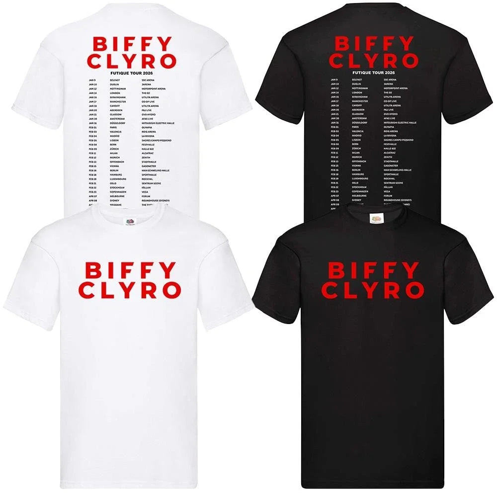 BIFFY CLYRO Futique 2026 Tour Unisex Adult Fan Music Concert Tee Tops Unisex