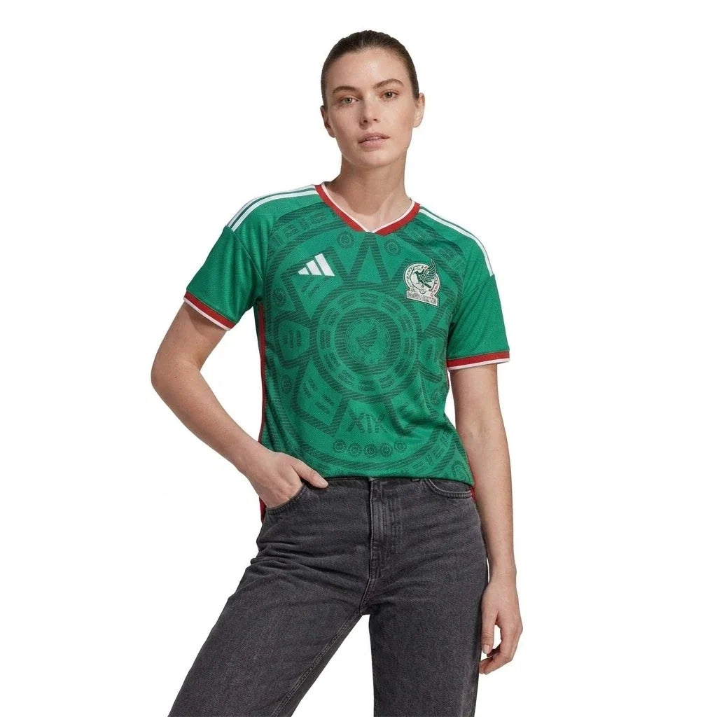 Mexico Football Jersey 2026 Replica Soccer Shirt Men Women Green Fan Top Unisex