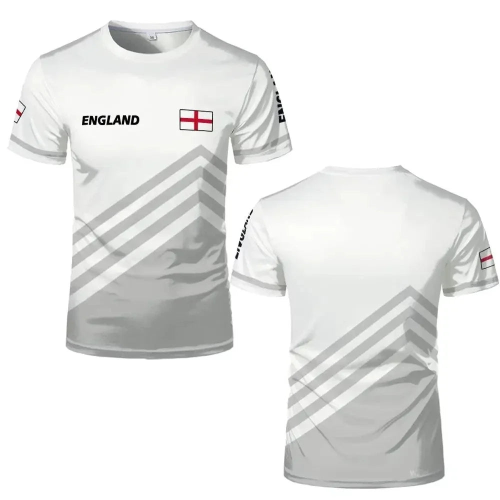 England Football Shirt 2026 WORLD CUP England Team Polyester Shirts Unisex