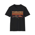 Torino Retro Sunset Car T-Shirt Classic Muscle Graphic Tee