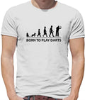 Born To Play Darts - Mens - Player Board Dart Pub Van Gerwen Unisex