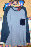 Mens Foundry Long Sleeve Thermal Slub Crew Tees B&T $16.99 Unisex