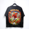 Spain Soccer Washed Spanish Football Graphic Tee World Cup 2026 Unisex