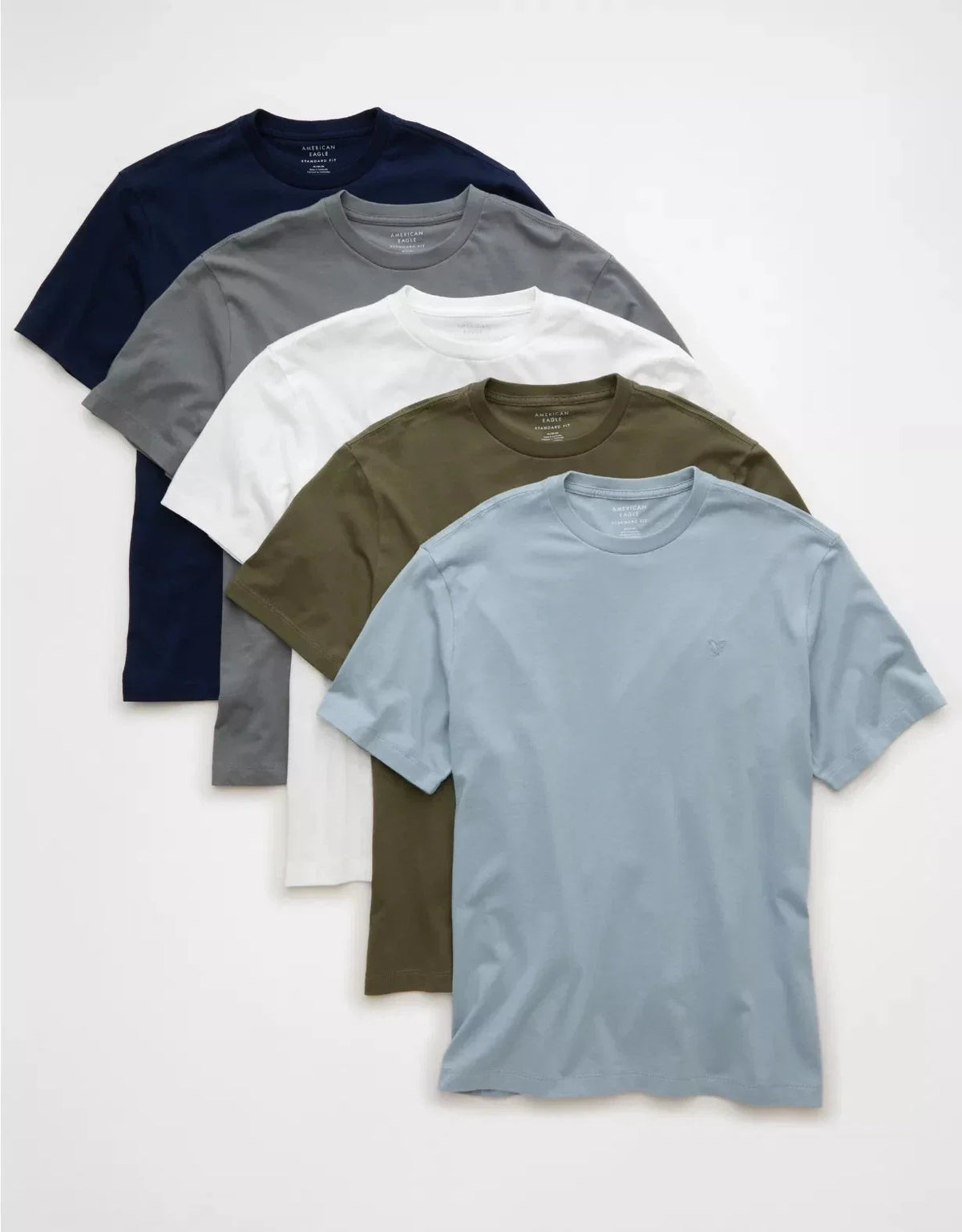 American Eagle T Shirt Your Color Choice XL Cotton Blend Gray White Tan Ivory Unisex