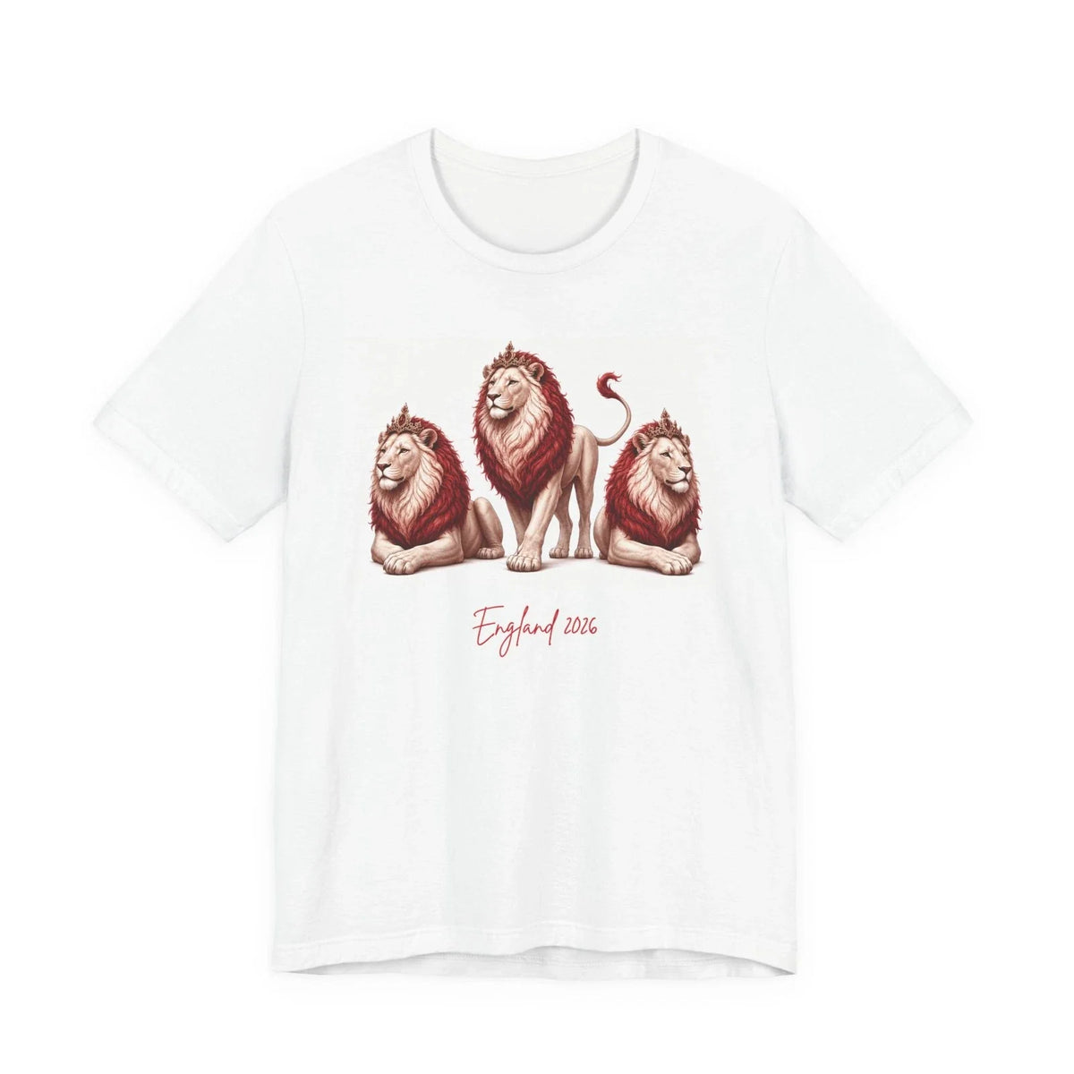 Three Lions England World Cup 2026 Tee | Vintage Football Lion Graphic Unisex