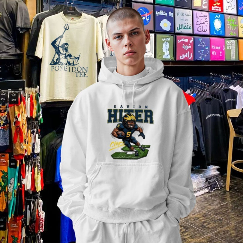 Savion Hiter Michigan Football Cinco Caricature Unisex