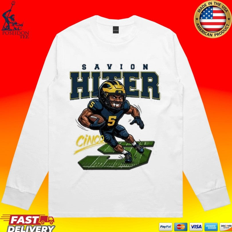 Savion Hiter Michigan Football Cinco Caricature Unisex