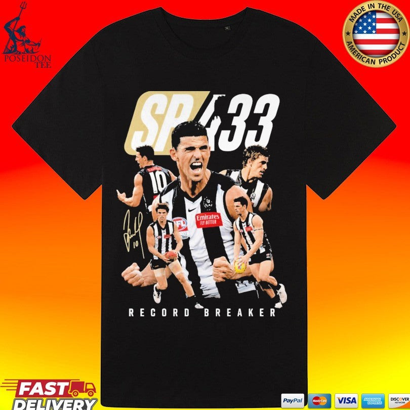Sp433 Record Breaker 433 Games Footy Milestone Unisex