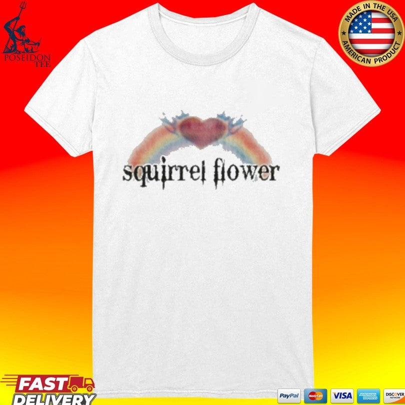 Squirrel Merchtable Flower Rainbow Unisex