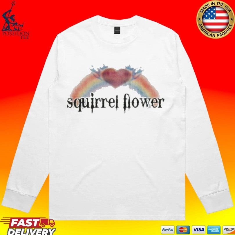 Squirrel Merchtable Flower Rainbow Unisex