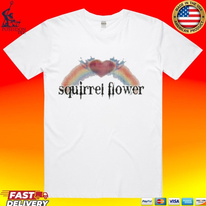 Squirrel Merchtable Flower Rainbow Unisex