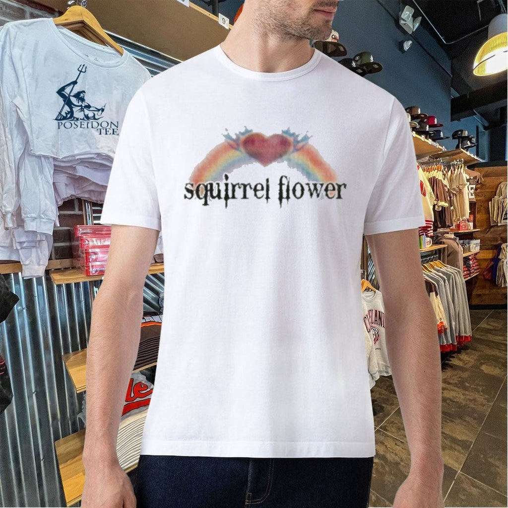 Squirrel Merchtable Flower Rainbow Unisex