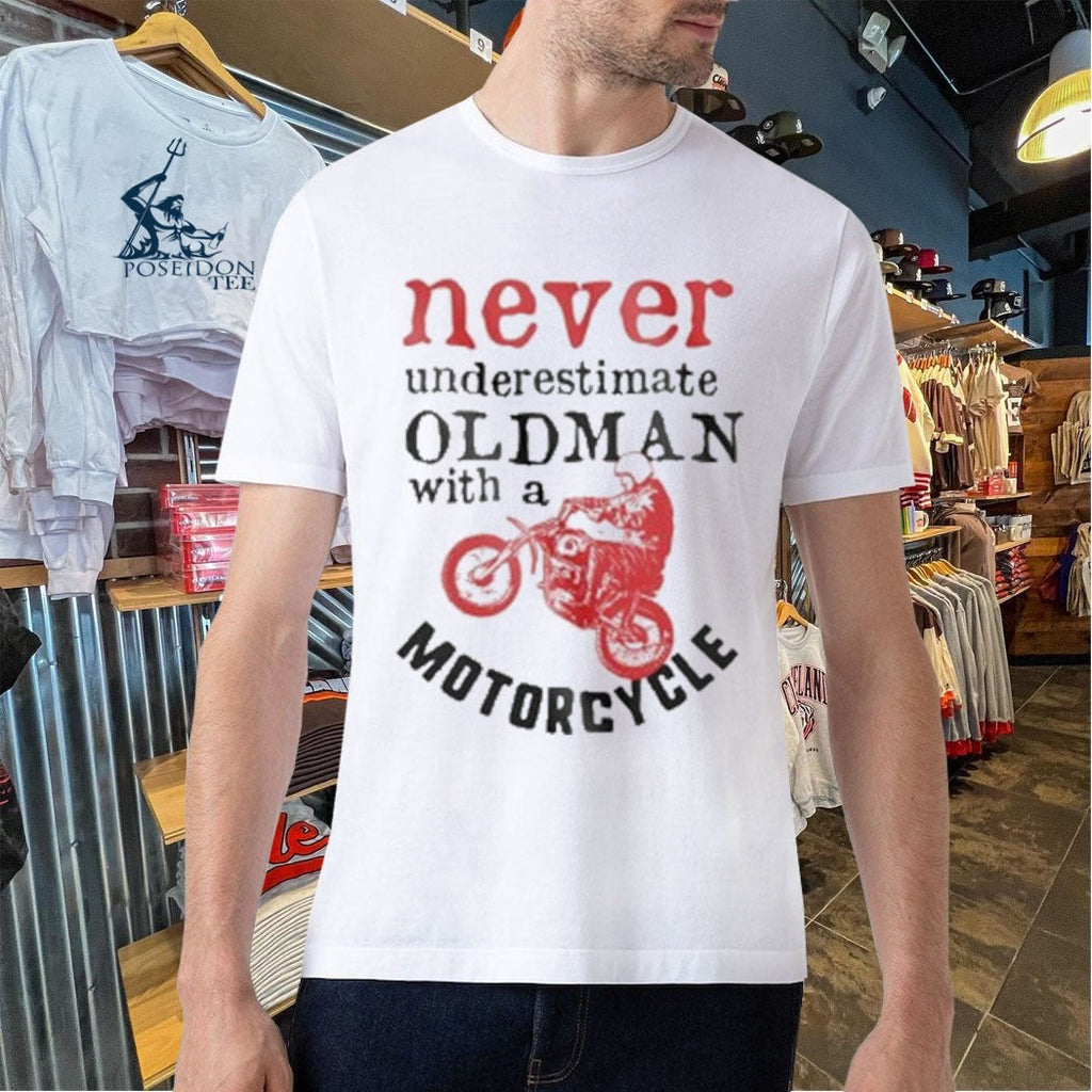 Srinivas Ganesh Never Underestimate An Old Man With A Motorcycle Unisex