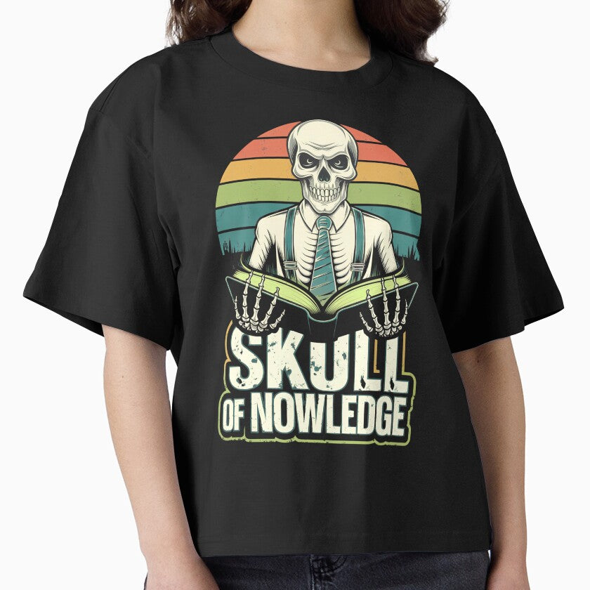 Skull of Knowledge – Retro Horror Teacher Halloween by Taans-Creation