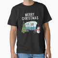 Merry Christmas Camping Campfire Tent Outdoor Camper by DSWShirts