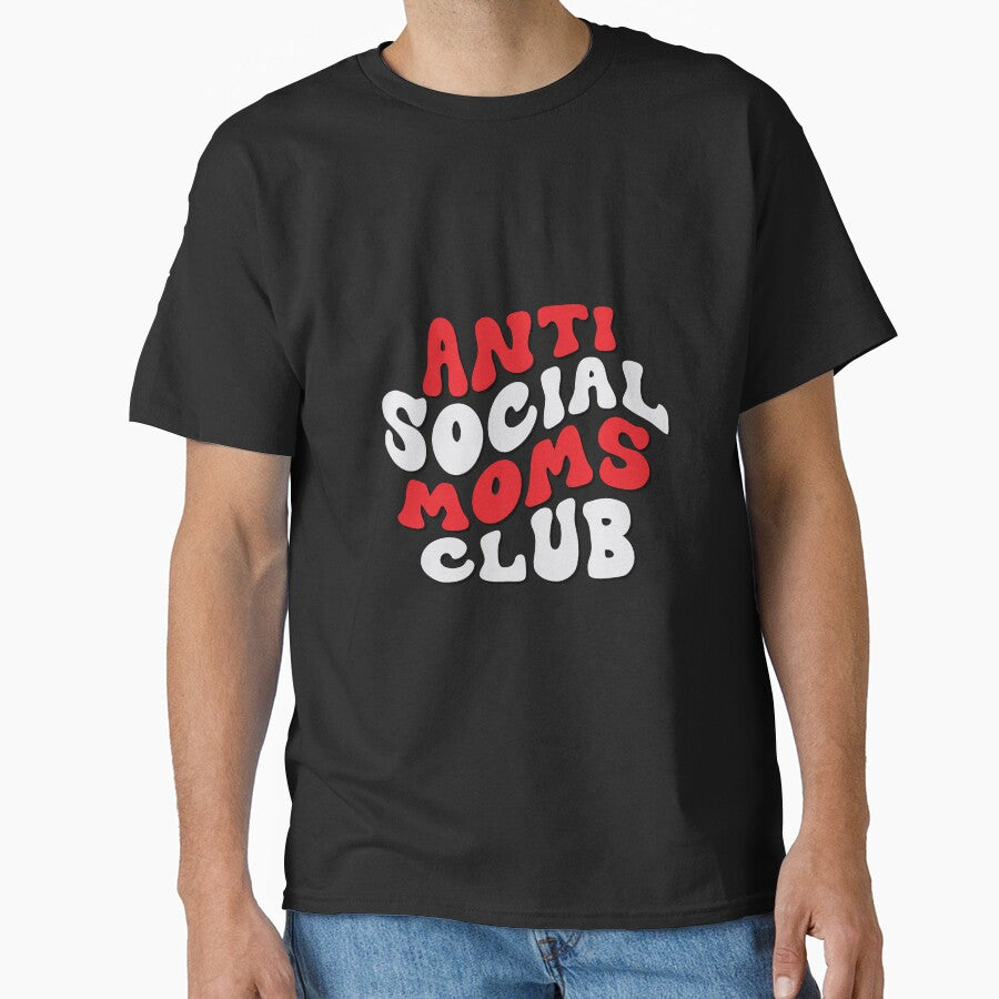 Halloween Anti Social Moms Club Tired Mom Club Funny Mama by clothesy7