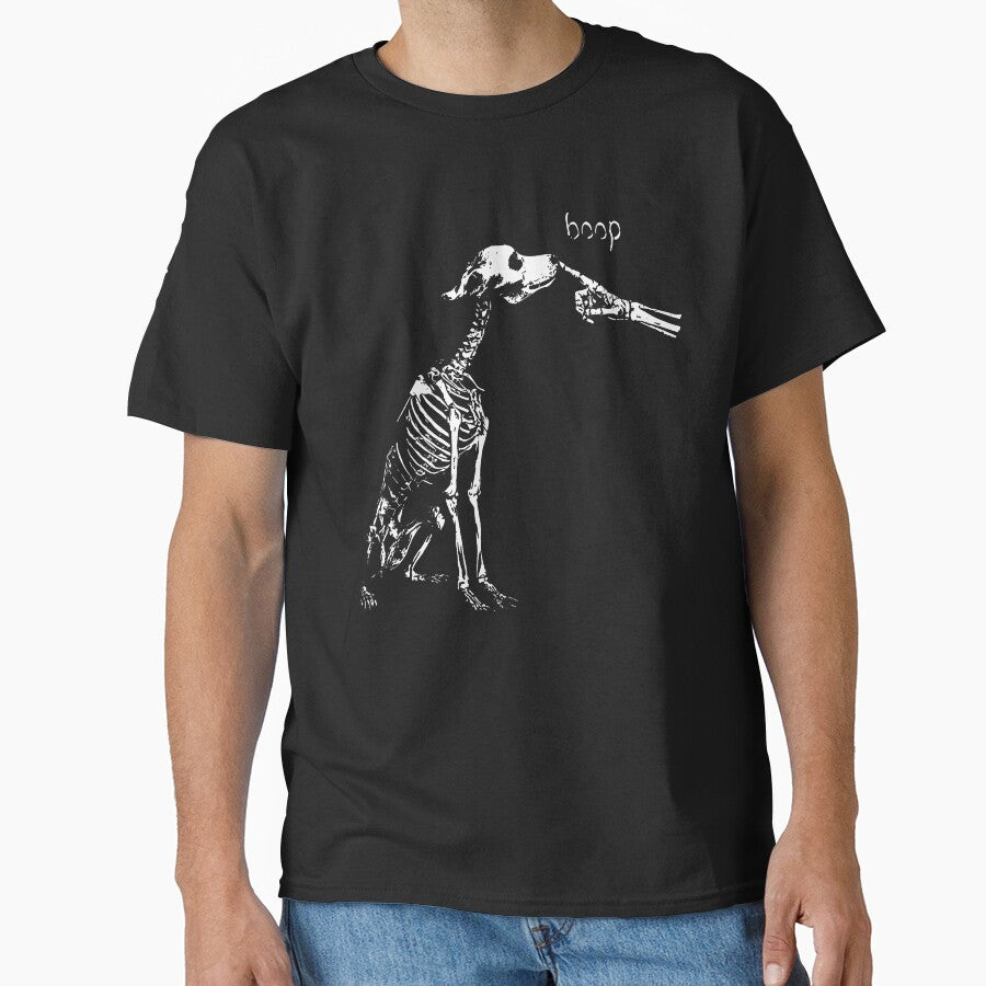 Funny Skeleton Dog Boop Halloween Spooky Dog Lover Vintage Graphic by CareerKitties