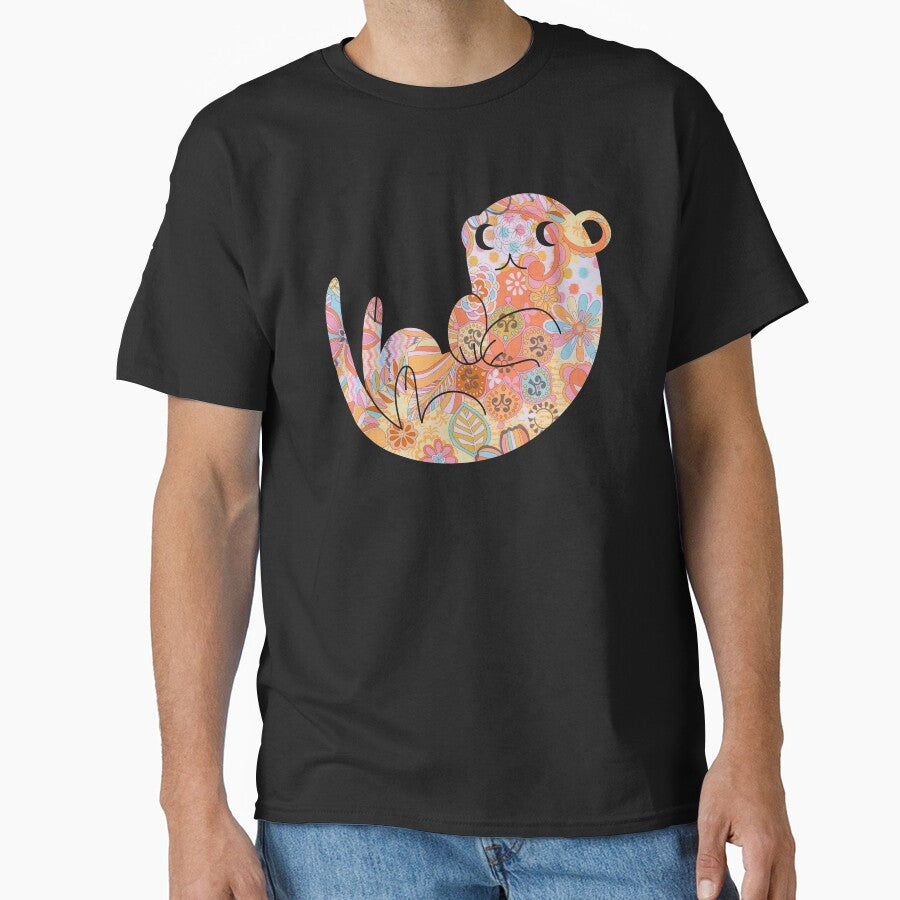 Otter Floral by 37jlee