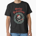 Christmas Skeleton Wreath Santa Hat by Talentity55