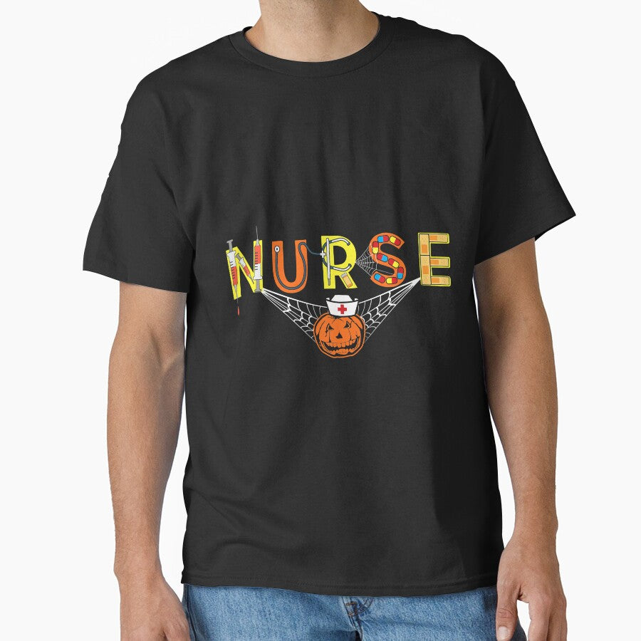 Nurse Halloween With Pumpkin Boo by BundlerVq