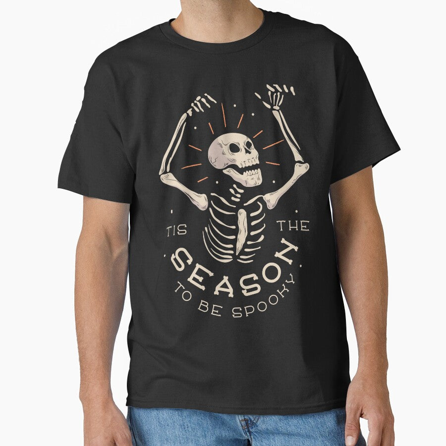 Tis The Season To Be Spooky - Halloween Skeleton by MnEmzStudio