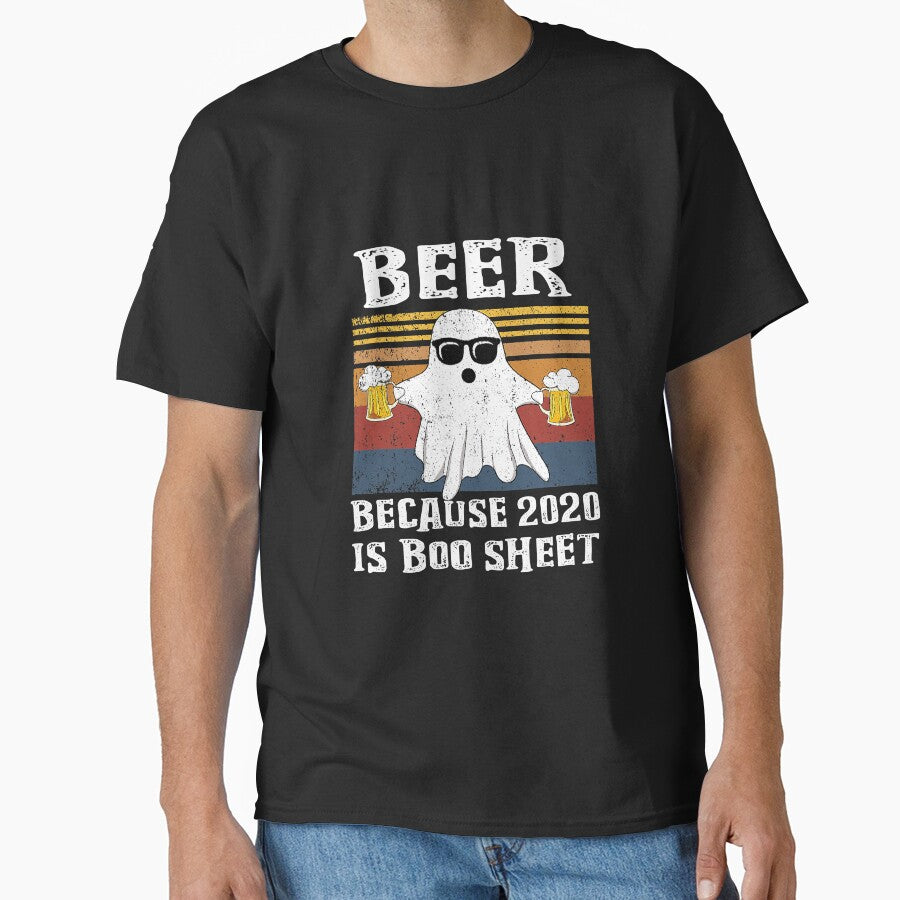 Vintage Beer Because 2020 Is Boo Sheet by SkyCloudBlue