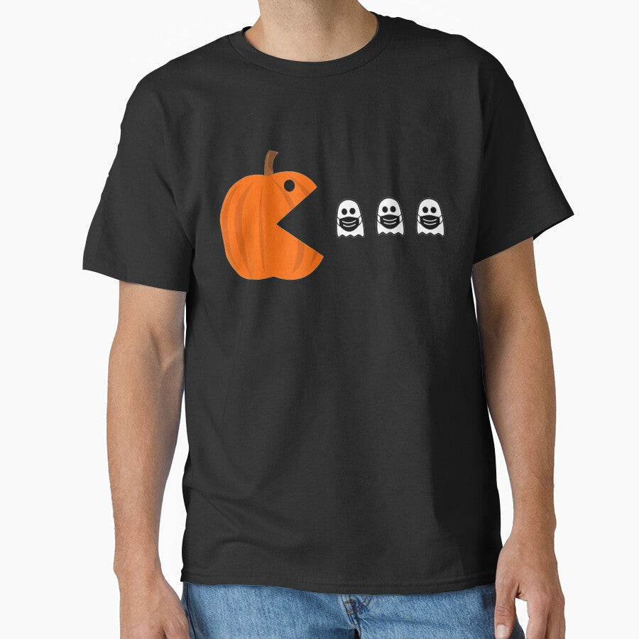 Halloween Pumpkin Eating Ghost Mask by LaThresRice
