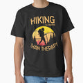 Hiking is Cheaper Than Therapy Shirt for Hikers by Gracjan Mikitin