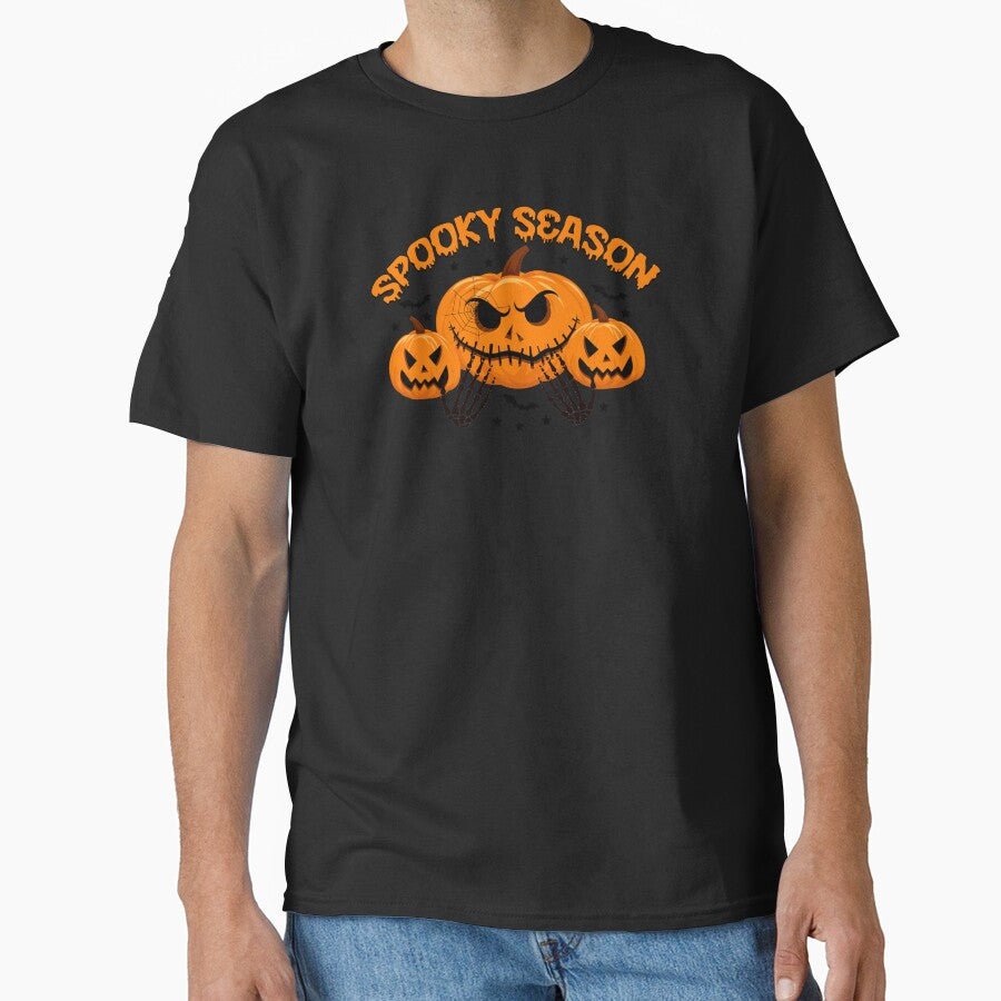 Halloween Spooky Season With Funny Pumpkin Heads by fejoa