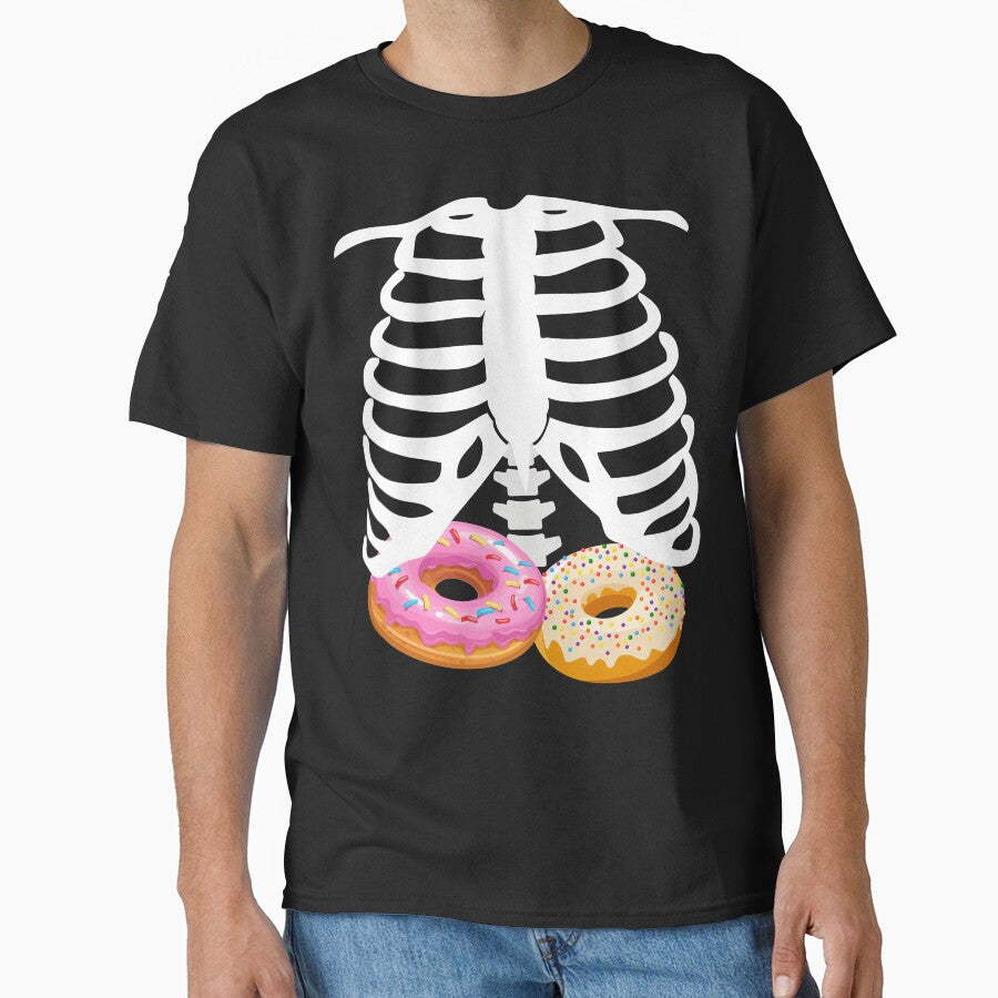 Donut Skeleton Ribcage - Halloween doughnut lover by K-icon