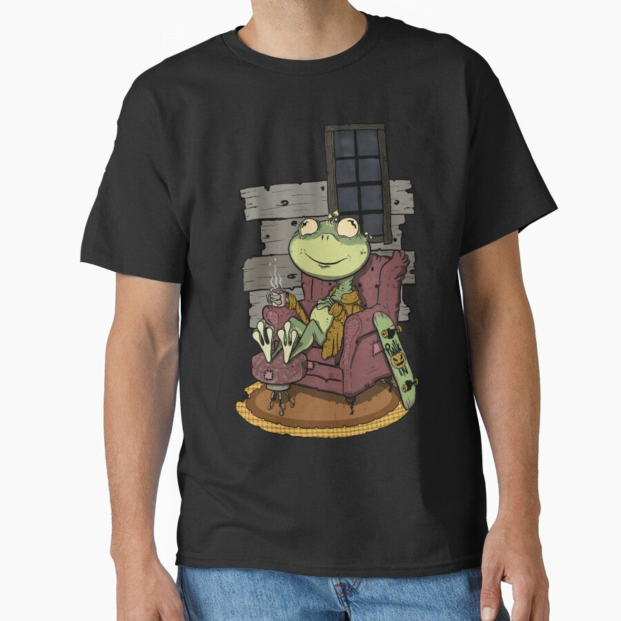 Cozy Skate Frog by StudioSquidink