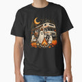 Halloween Camping Ghosts – Cute Spooky RV Camper Fall Campfire Design by PosiMCreations