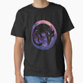 Cat  And Moon (maroon/navy blue/peach/pink) by SmoczeQ