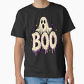 Boo Ghost Halloween Typography Design by StyleBloomes