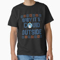 Baby It's C*VID Outside in Blue & Orange by BlushPearls